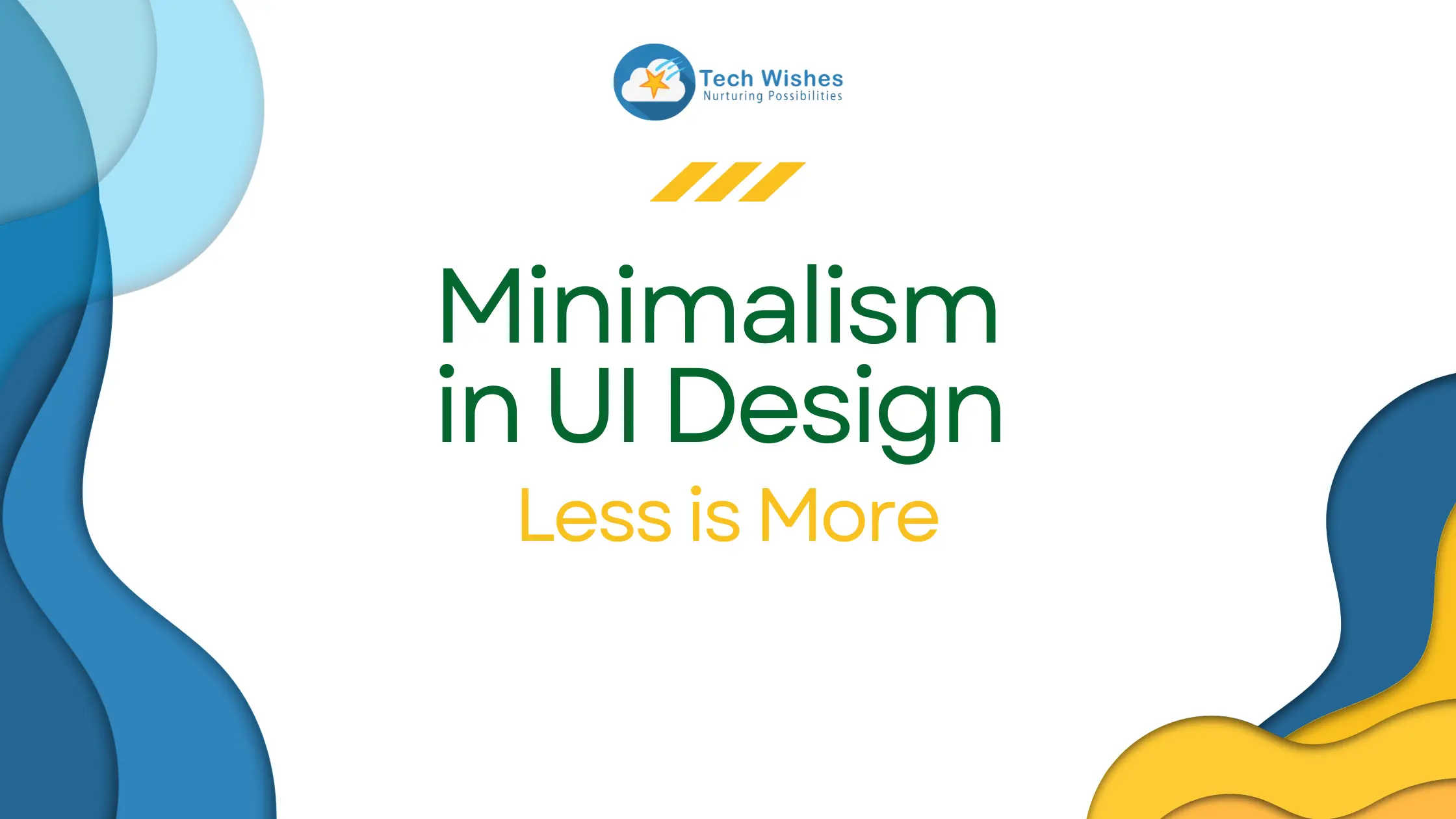 Minimalism in UI Design